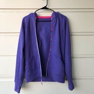 Purple Hoodie with fleece inside